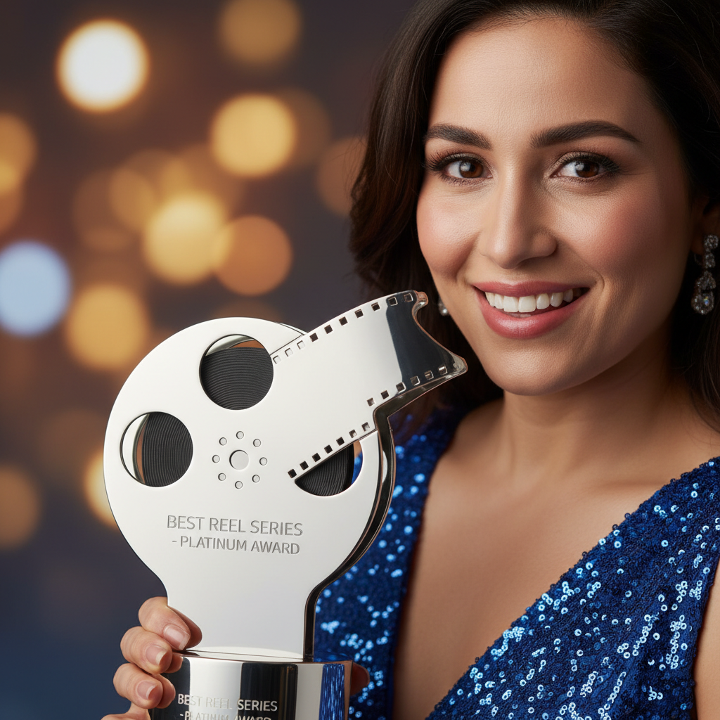 Meera Iyer, Platinum Award winner for Best Reel Series