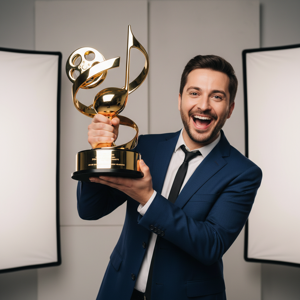 Rahul Subramaniam, Gold Award winner for Best Music Video